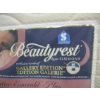 Image 6 : QUEEN SIZE BOX SPRING & MATTRESS W/ROLLER FRAME