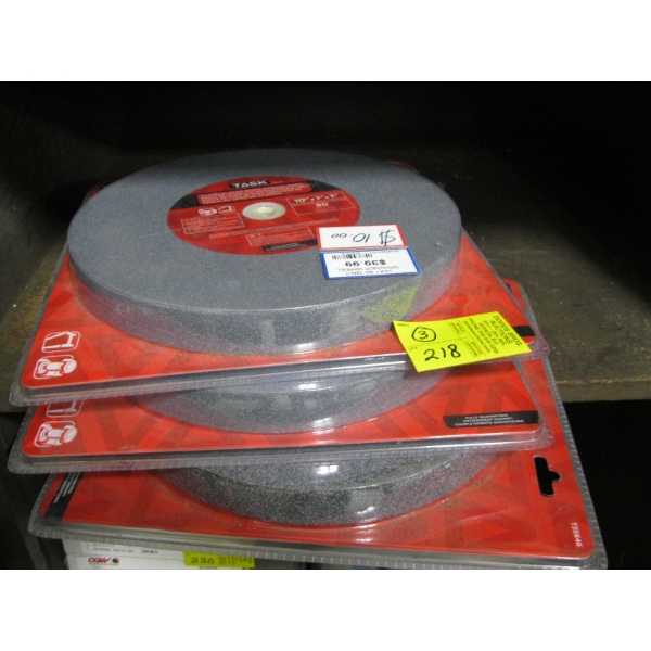 3 NEW 10" GRINDING WHEELS