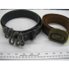 Image 1 : 2 LEATHER BELTS W/BUCKLES