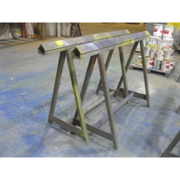 PAIR OF 5' METAL SAWHORSES