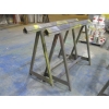 Image 1 : PAIR OF 5' METAL SAWHORSES