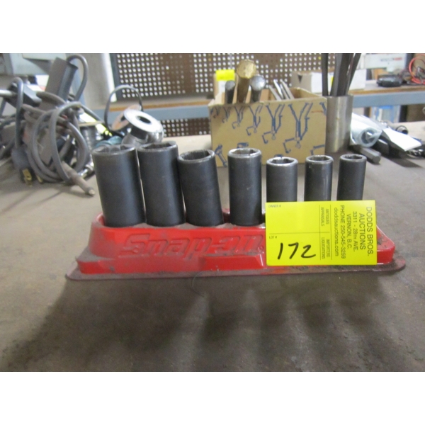 SNAP ON 3/8" DEEP IMPACT SOCKETS - SAE