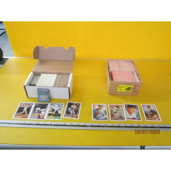 2 BOXES BASEBALL SPORTS CARDS