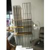 Image 1 : WOOD & METAL SHELF UNIT W/3 SHELVES