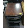 Image 3 : 3 DRAWER END TABLE