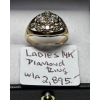 Image 1 : LADIES 14KT DIAMOND RING W/A $2,895, SZ 7 1/2
