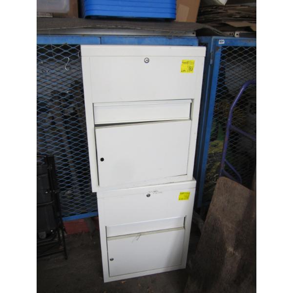 2 METAL CABINETS