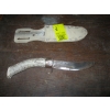 Image 3 : 2 HOMEMADE BONE HANDLED KNIVES