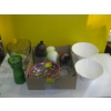 Image 1 : BOX OF ASST. BOWLS, VASES, ETC.