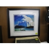 Image 1 : FRAMED NUMBERED PRINT "LAKE & MOUNTAINS" BY LAUREN HARRIS