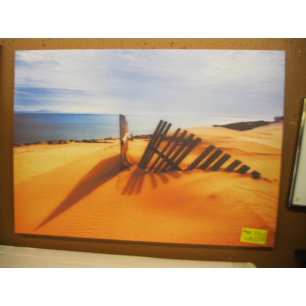 PRINT OF BEACH SCENE