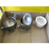 Image 2 : SILVERPLATE ITEMS, LIDDED GLASS DISH, ETC.