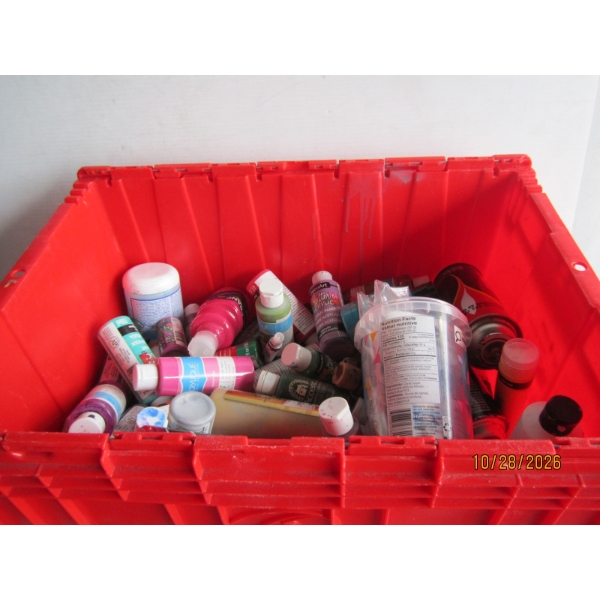 ASST. ACRYLIC PAINTS, ETC.