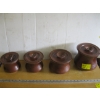 Image 1 : POTTERY CANNISTER SET