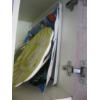 Image 4 : CUPBOARD W/MISC. PANS, RACKS, TRAYS, ETC.