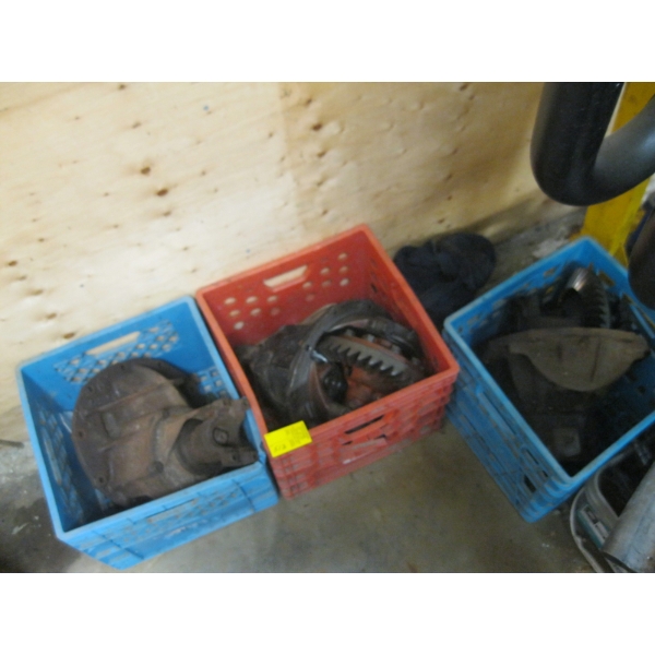 3 REAR ENDS - FORD 9", 4-11?, 2-79?