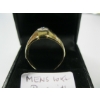 Image 4 : MENs 10KT RING W/SM. DIAMOND, 4GR SZ 10 1/4