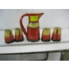 Image 1 : VINTAGE JUG & 4 CUPS - MAKER'S MARK ON BOTTOM