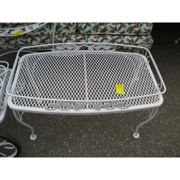WROUGHT IRON PATIO TABLE