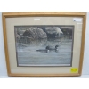 Image 1 : FRAMED PRINT OF THE LOONS