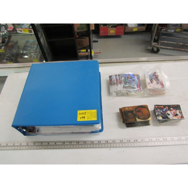 BINDER W/ASST. COLLECTOR CARDS