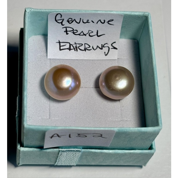 GENUINE PEARL EARRINGS