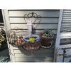 Image 1 : WALL MOUNT PLANTER, ASST. PLANTERS ON FRONT PORCH