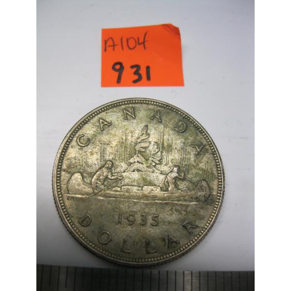 1935 CDN SILVER $1