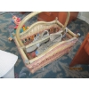 Image 3 : RATTAN BASKET W/CLOWN & ROLLER SKATES