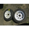 Image 1 : 2 TRAILER TIRES - 4.80X12