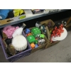 Image 1 : 3 BOXES OF MISC: TRAP, TOYS, SHELF UNIT, PICTURES, ETC.