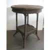 Image 2 : ANTIQUE WICKER TABLE