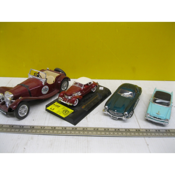 4 DIECAST CARS