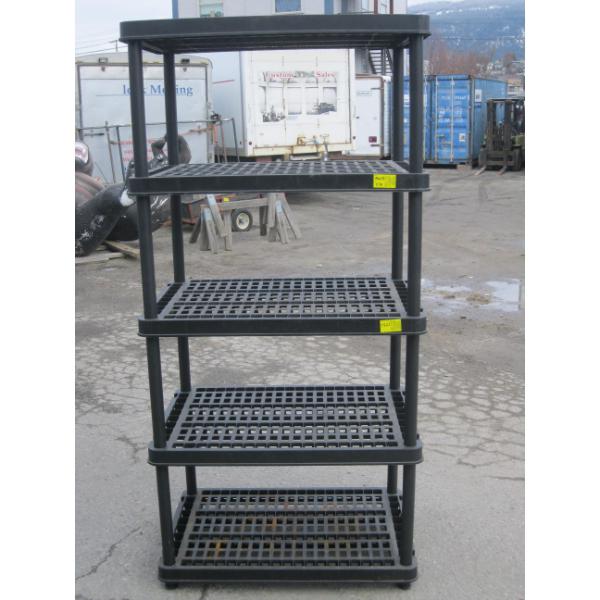 LG. 6' PLASTIC SHELF UNIT
