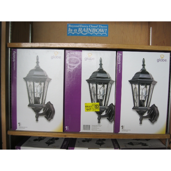 3 OUTDOOR WALL MOUNT LIGHT FIXTURES