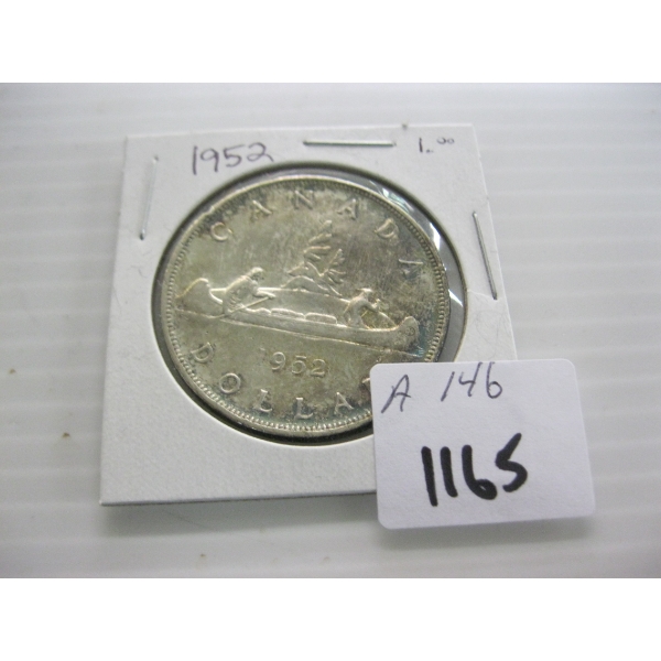 1952 CDN SILVER $1