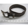 Image 1 : LEATHER BELT W/LG. BUCKLE