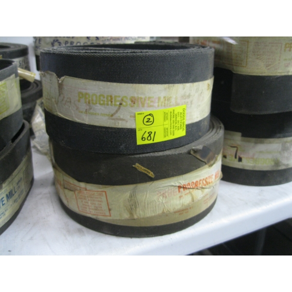 2 DRIVE BELTS - 4.2"X12'? & ?