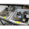 Image 1 : 2 BINS OF MISC.TRAILER HITCHES, HUB, ETC.
