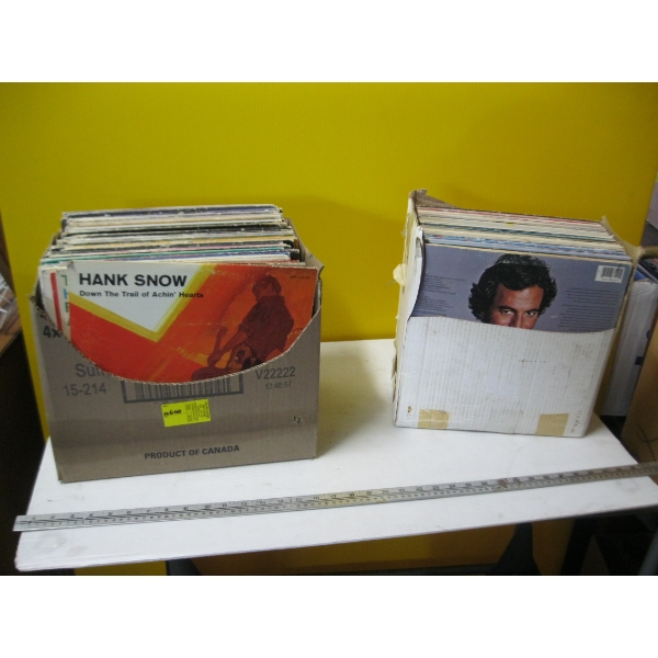 2 BOXES OF ASST. RECORDS