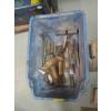 Image 2 : BIN OF TROWELS, HAMMERS, ETC.