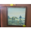 Image 1 : FRAMED RUSSELL PRINT "COWBOY'S BREAKFAST"