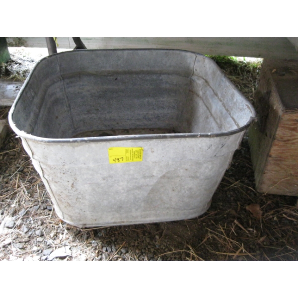 GALVANIZED WASH TUB