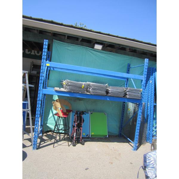 PALLET SHELVING W/2 SHELVES