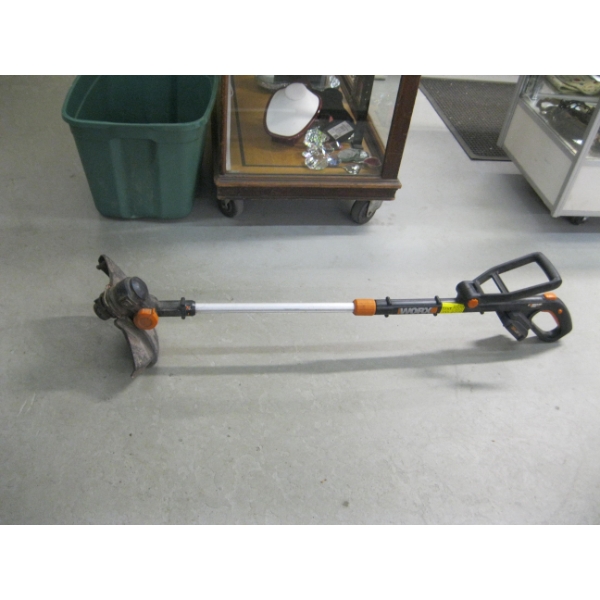 YARDWORKS 20V CORDLESS WEED TRIMMER W/BATTERY & CHARGER