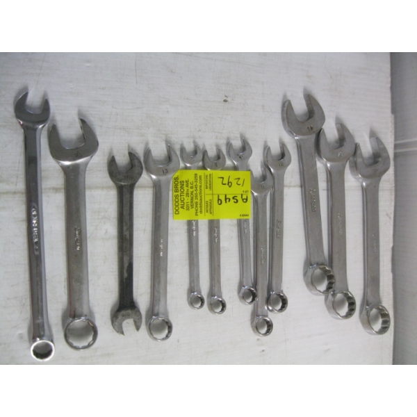 12 SNAP ON WRENCHES