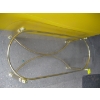 Image 2 : GLASS & BRASS COFFEE TABLE