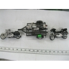 Image 1 : 3 MOTORCYCLES, 1 ON TRAILER