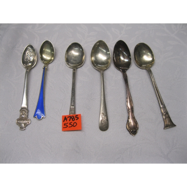 STERLING SILVER SPOONS, STAMPED