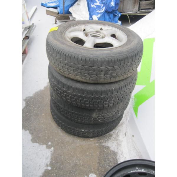 P185/70R14 TIRES ON 4 BOLT RIMS